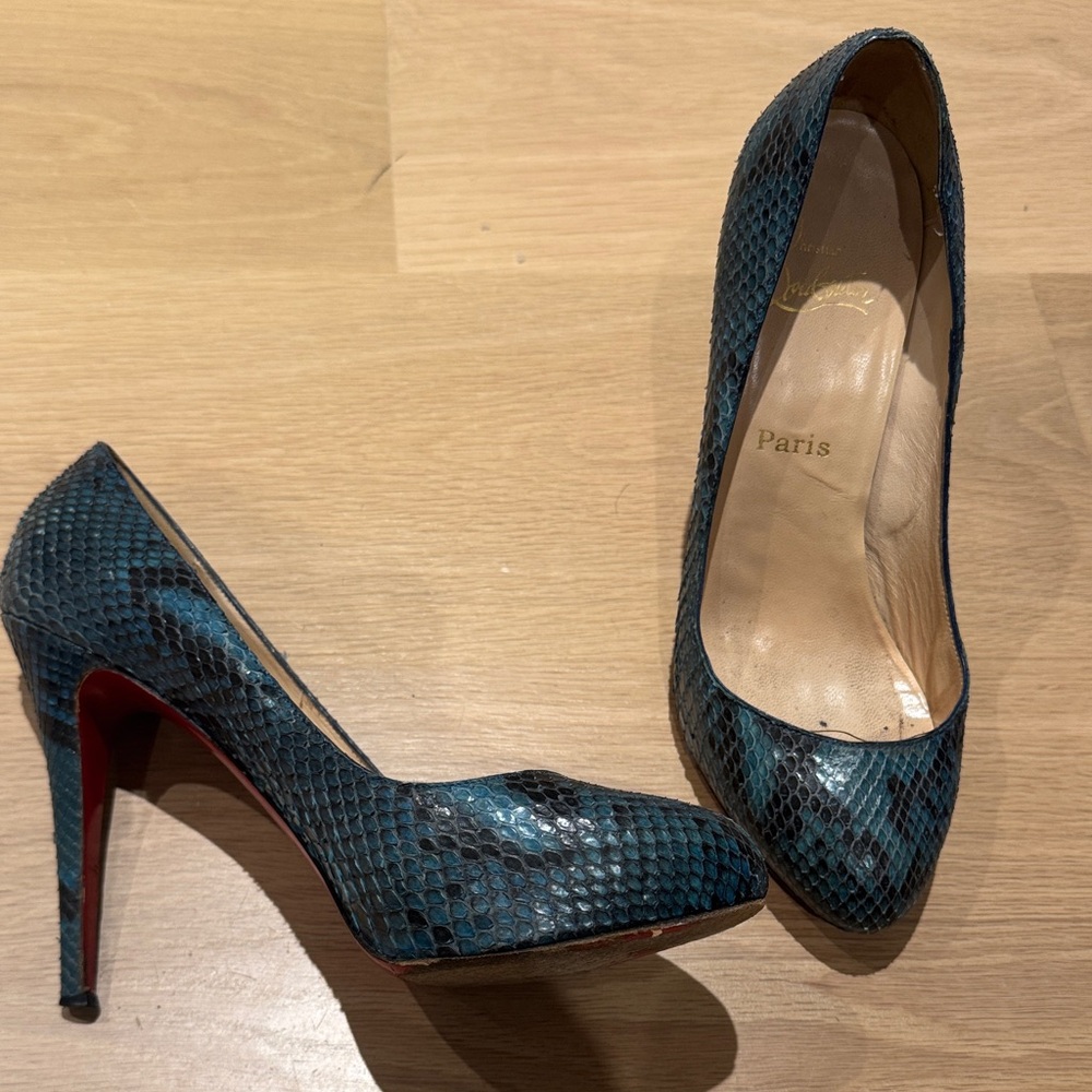Christian Louboutin Python Heels EU 41